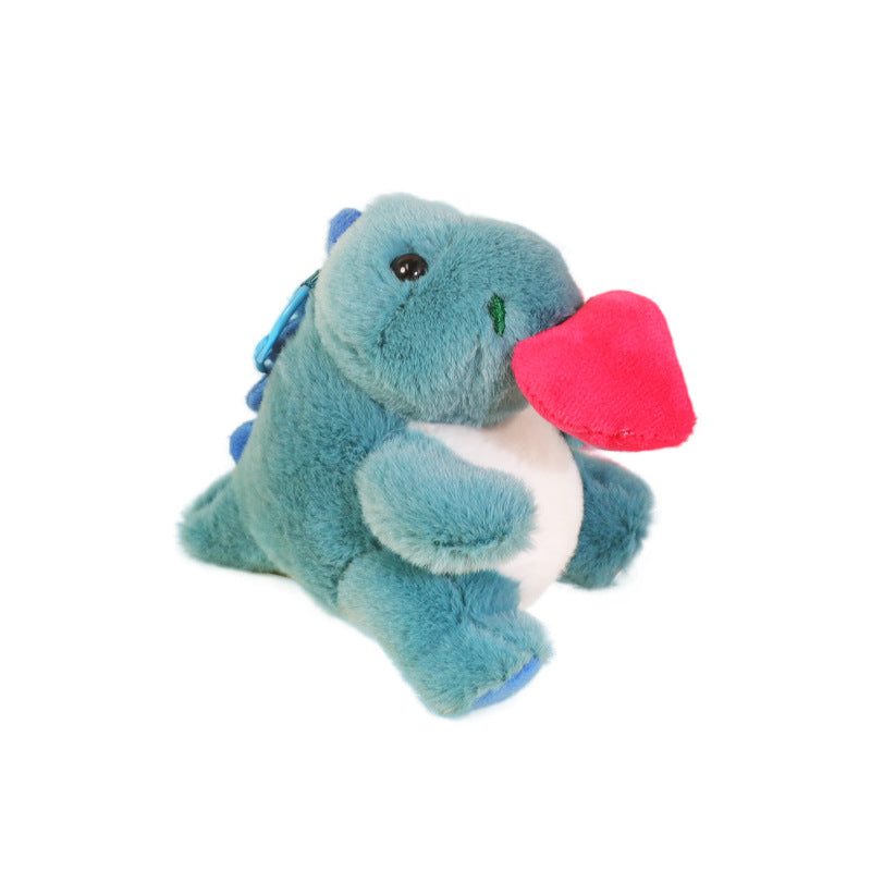 Wholesale Stretchable Love Dinosaur Plush Keychain